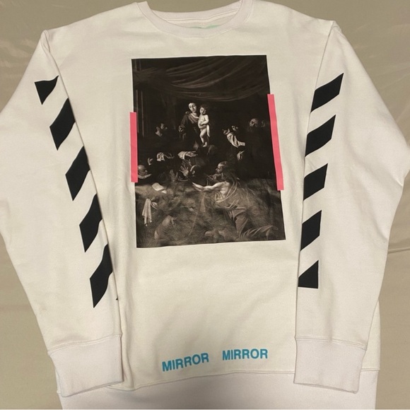 Off White Diagonal Caravaggio crewneck - Picture 4 of 5